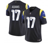 Men's Los Angeles Rams #17 Davante Adams Black 2025 F.U.S.E. “Rivalries” Vapor Limited Stitched Football Jersey