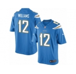 Men's Nike Los Angeles Chargers #12 Mike Williams Limited Electric Blue Alternate NFL Jersey