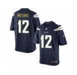 Men's Nike Los Angeles Chargers #12 Mike Williams Limited Navy Blue Team Color NFL Jersey
