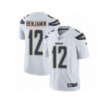 Men's Nike Los Angeles Chargers #12 Travis Benjamin Vapor Untouchable Limited White NFL Jersey