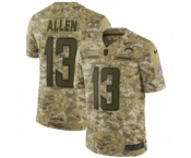 Men's Nike Los Angeles Chargers #13 Keenan Allen Limited Camo 2018 Salute to Service NFL Jersey