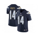 Men's Nike Los Angeles Chargers #14 Dan Fouts Vapor Untouchable Limited Navy Blue Team Color NFL Jersey