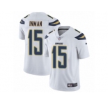 Men's Nike Los Angeles Chargers #15 Dontrelle Inman Vapor Untouchable Limited White NFL Jersey
