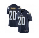 Men's Nike Los Angeles Chargers #20 Dwight Lowery Vapor Untouchable Limited Navy Blue Team Color NFL Jersey