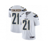 Men's Nike Los Angeles Chargers #21 LaDainian Tomlinson Vapor Untouchable Limited White NFL Jersey