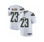 Men's Nike Los Angeles Chargers #23 Dexter McCoil Vapor Untouchable Limited White NFL Jersey