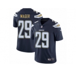 Men's Nike Los Angeles Chargers #29 Craig Mager Vapor Untouchable Limited Navy Blue Team Color NFL Jersey