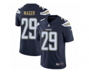 Men's Nike Los Angeles Chargers #29 Craig Mager Vapor Untouchable Limited Navy Blue Team Color NFL Jersey