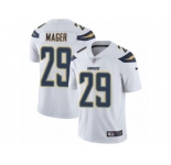 Men's Nike Los Angeles Chargers #29 Craig Mager Vapor Untouchable Limited White NFL Jersey