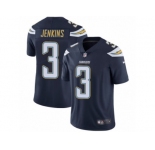 Men's Nike Los Angeles Chargers #3 Rayshawn Jenkins Navy Blue Team Color Vapor Untouchable Limited Player NFL Jersey