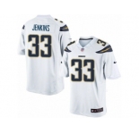 Men's Nike Los Angeles Chargers #33 Rayshawn Jenkins Limited White NFL Jersey