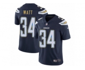 Men's Nike Los Angeles Chargers #34 Derek Watt Vapor Untouchable Limited Navy Blue Team Color NFL Jersey