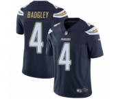 Men's Nike Los Angeles Chargers #4 Michael Badgley Navy Blue Team Color Vapor Untouchable Limited Player NFL Jersey