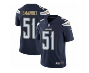 Men's Nike Los Angeles Chargers #51 Kyle Emanuel Vapor Untouchable Limited Navy Blue Team Color NFL Jersey