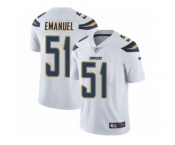 Men's Nike Los Angeles Chargers #51 Kyle Emanuel Vapor Untouchable Limited White NFL Jersey
