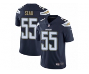 Men's Nike Los Angeles Chargers #55 Junior Seau Vapor Untouchable Limited Navy Blue Team Color NFL Jersey