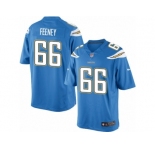 Men's Nike Los Angeles Chargers #66 Dan Feeney Limited Electric Blue Alternate NFL Jersey