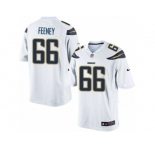 Men's Nike Los Angeles Chargers #66 Dan Feeney Limited White NFL Jersey