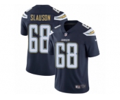 Men's Nike Los Angeles Chargers #68 Matt Slauson Vapor Untouchable Limited Navy Blue Team Color NFL Jersey