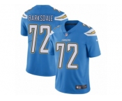Men's Nike Los Angeles Chargers #72 Joe Barksdale Vapor Untouchable Limited Electric Blue Alternate NFL Jersey