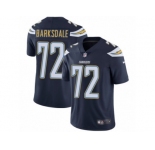 Men's Nike Los Angeles Chargers #72 Joe Barksdale Vapor Untouchable Limited Navy Blue Team Color NFL Jersey