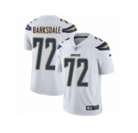 Men's Nike Los Angeles Chargers #72 Joe Barksdale Vapor Untouchable Limited White NFL Jersey