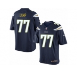Men's Nike Los Angeles Chargers #77 Forrest Lamp Limited Navy Blue Team Color NFL Jersey