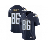 Men's Nike Los Angeles Chargers #86 Hunter Henry Vapor Untouchable Limited Navy Blue Team Color NFL Jersey