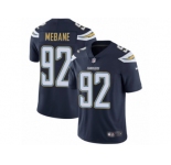 Men's Nike Los Angeles Chargers #92 Brandon Mebane Vapor Untouchable Limited Navy Blue Team Color NFL Jersey
