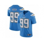 Men's Nike Los Angeles Chargers #99 Joey Bosa Vapor Untouchable Limited Electric Blue Alternate NFL Jersey