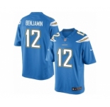 Men's Nike San Diego Chargers #12 Travis Benjamin Limited Electric Blue Alternate NFL Jersey