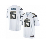 Men's Nike San Diego Chargers #15 Dontrelle Inman Limited White NFL Jersey