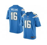 Men's Nike San Diego Chargers #16 Tyrell Williams Limited Electric Blue Alternate NFL Jersey