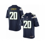 Men's Nike San Diego Chargers #20 Dwight Lowery Limited Navy Blue Team Color NFL Jersey
