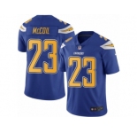 Men's Nike San Diego Chargers #23 Dexter McCoil Limited Electric Blue Rush NFL Jersey