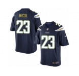 Men's Nike San Diego Chargers #23 Dexter McCoil Limited Navy Blue Team Color NFL Jersey