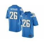Men's Nike San Diego Chargers #26 Casey Hayward Limited Electric Blue Alternate NFL Jersey