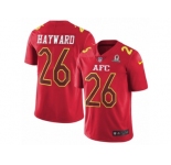 Men's Nike San Diego Chargers #26 Casey Hayward Limited Red 2017 Pro Bowl NFL Jersey