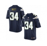 Men's Nike San Diego Chargers #34 Derek Watt Limited Navy Blue Team Color NFL Jersey