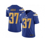 Men's Nike San Diego Chargers #37 Jahleel Addae Limited Electric Blue Rush NFL Jersey
