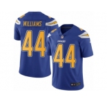 Men's Nike San Diego Chargers #44 Andre Williams Limited Electric Blue Rush NFL Jersey