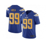 Men's Nike San Diego Chargers #99 Joey Bosa Limited Electric Blue Rush NFL Jersey