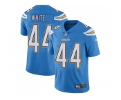 Nike Los Angeles Chargers #44 Kyzir White Electric Blue Alternate Men Stitched NFL Vapor Untouchable Limited Jersey