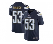 Nike Los Angeles Chargers #53 Mike Pouncey Navy Blue Team Color Men Stitched NFL Vapor Untouchable Limited Jersey