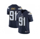 Nike Los Angeles Chargers #91 Justin Jones Navy Blue Team Color Men Stitched NFL Vapor Untouchable Limited Jersey