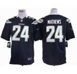nike nfl jerseys san diego chargers #24 mathews dk.blue[nike limited]