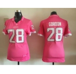 2015 Women Nike San Diego Chargers #28 Melvin Gordon pink Jerseys