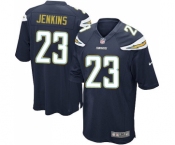 Rayshawn Jenkins Game Navy Blue Team Color NFL Jersey