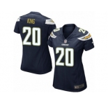 Women Nike Los Angeles Chargers #20 Desmond King Game Navy Blue Team Color NFL Jersey