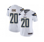 Women Nike Los Angeles Chargers #20 Desmond King White Vapor Untouchable Limited Player NFL Jersey
